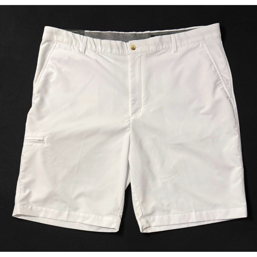 Greg Norman Men’s Performance By Design White Golf Shorts - Size 42